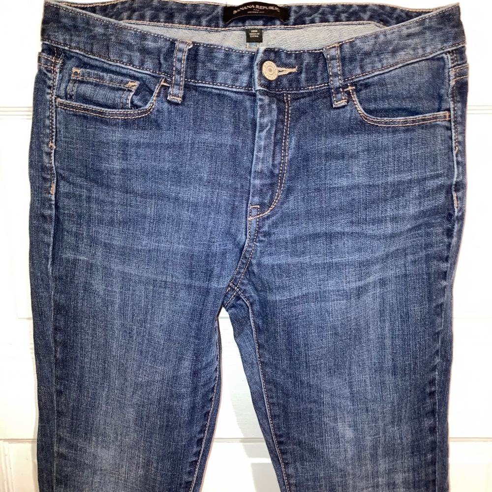 🍌 Banana Republic Cuffed Skinny Jeans - size 4​